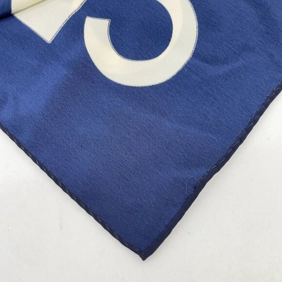 Auth Chanel Mademoiselle All-over Pattern Silk Scarf - Picture 9 of 15